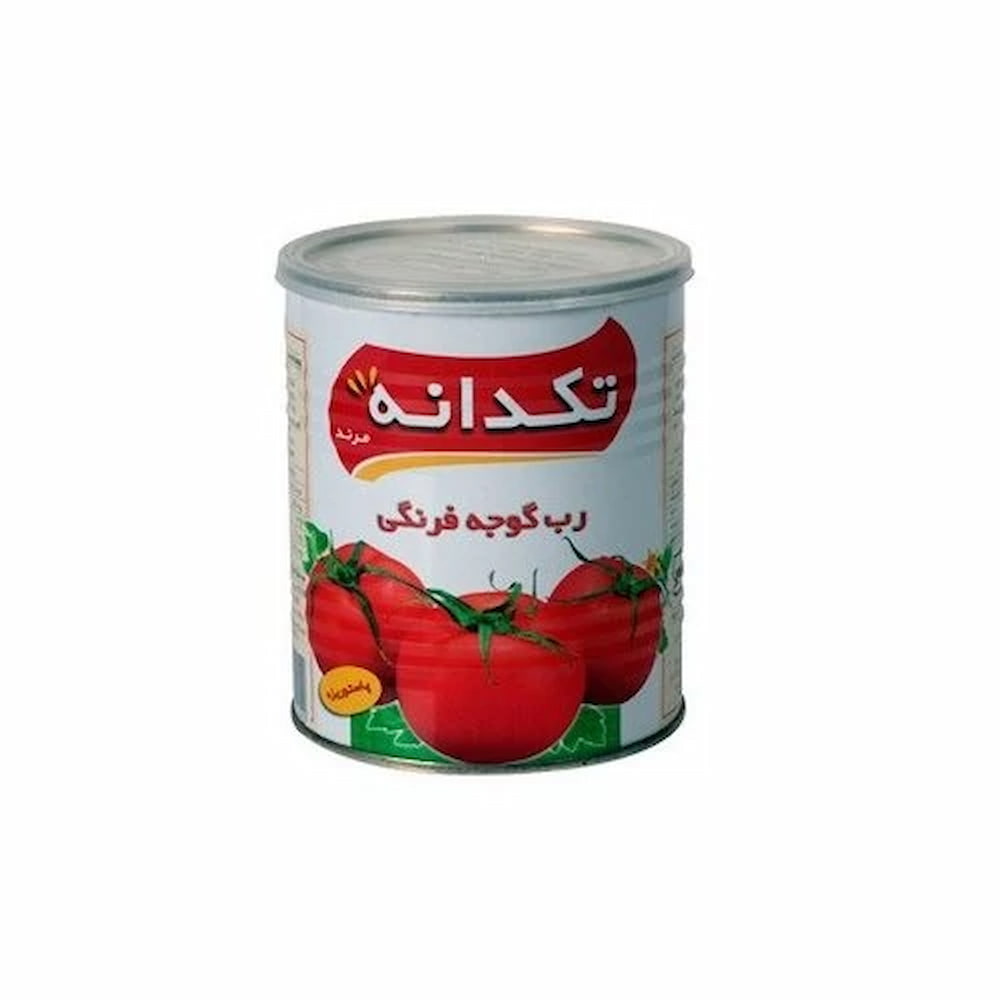رب گوجه فرنگی تکدانه با استاندارد بالای کیفی