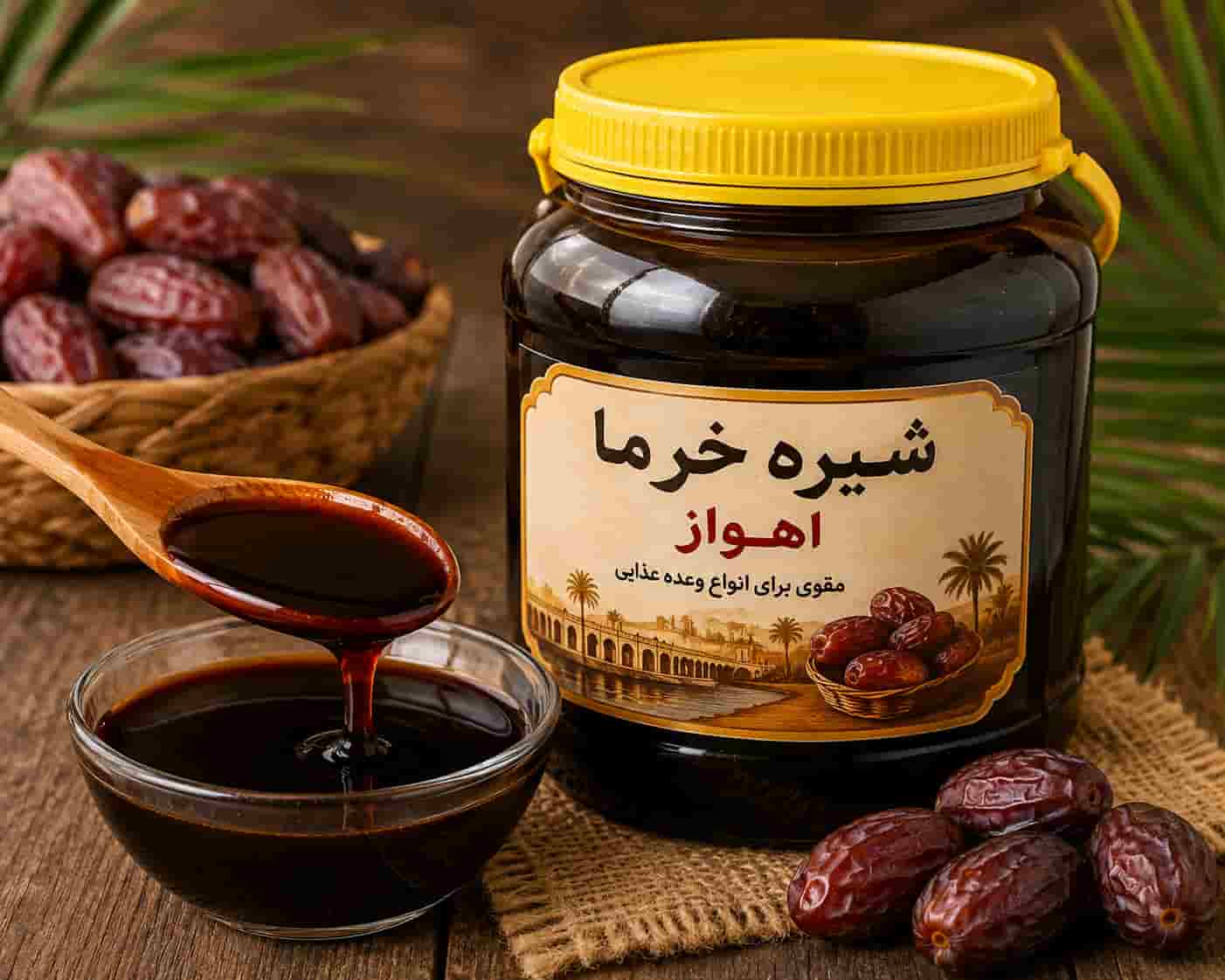شیره خرما اهواز مقوی برای انواع وعده غذایی