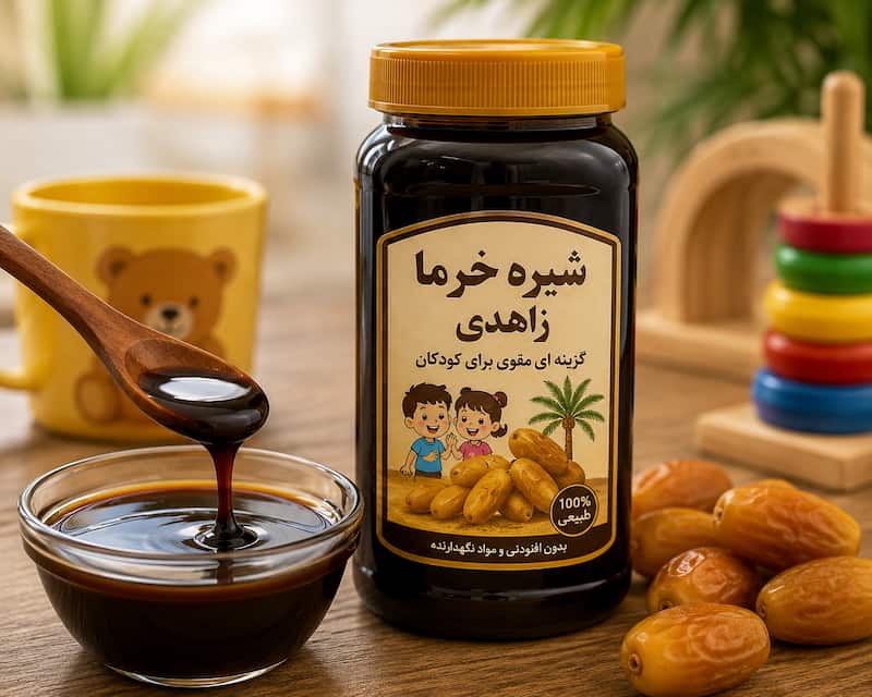شیره خرما زاهدی گزینه ای مقوی برای کودکان