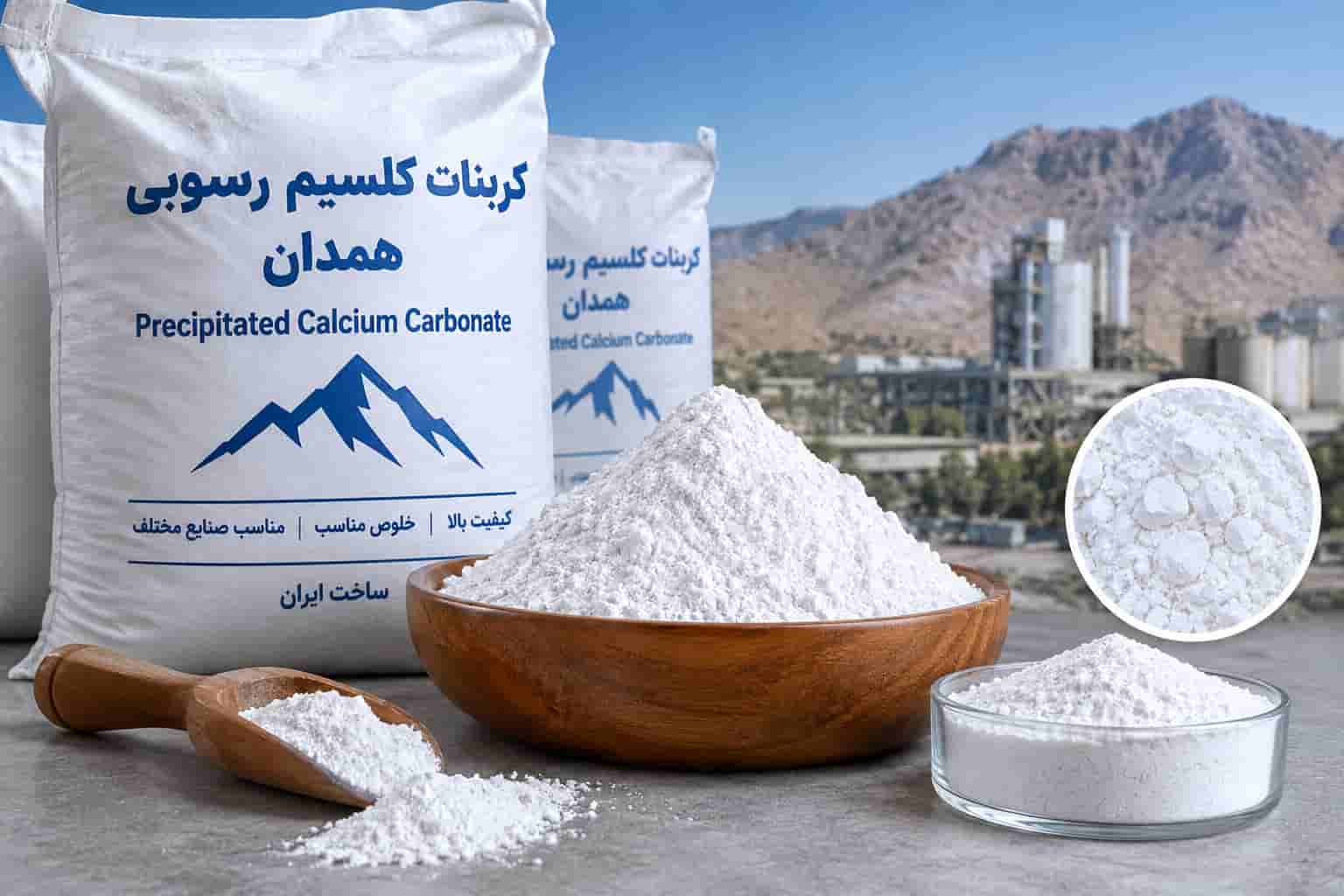 کربنات کلسیم رسوبی همدان مناسب تامین مستمر مواد اولیه