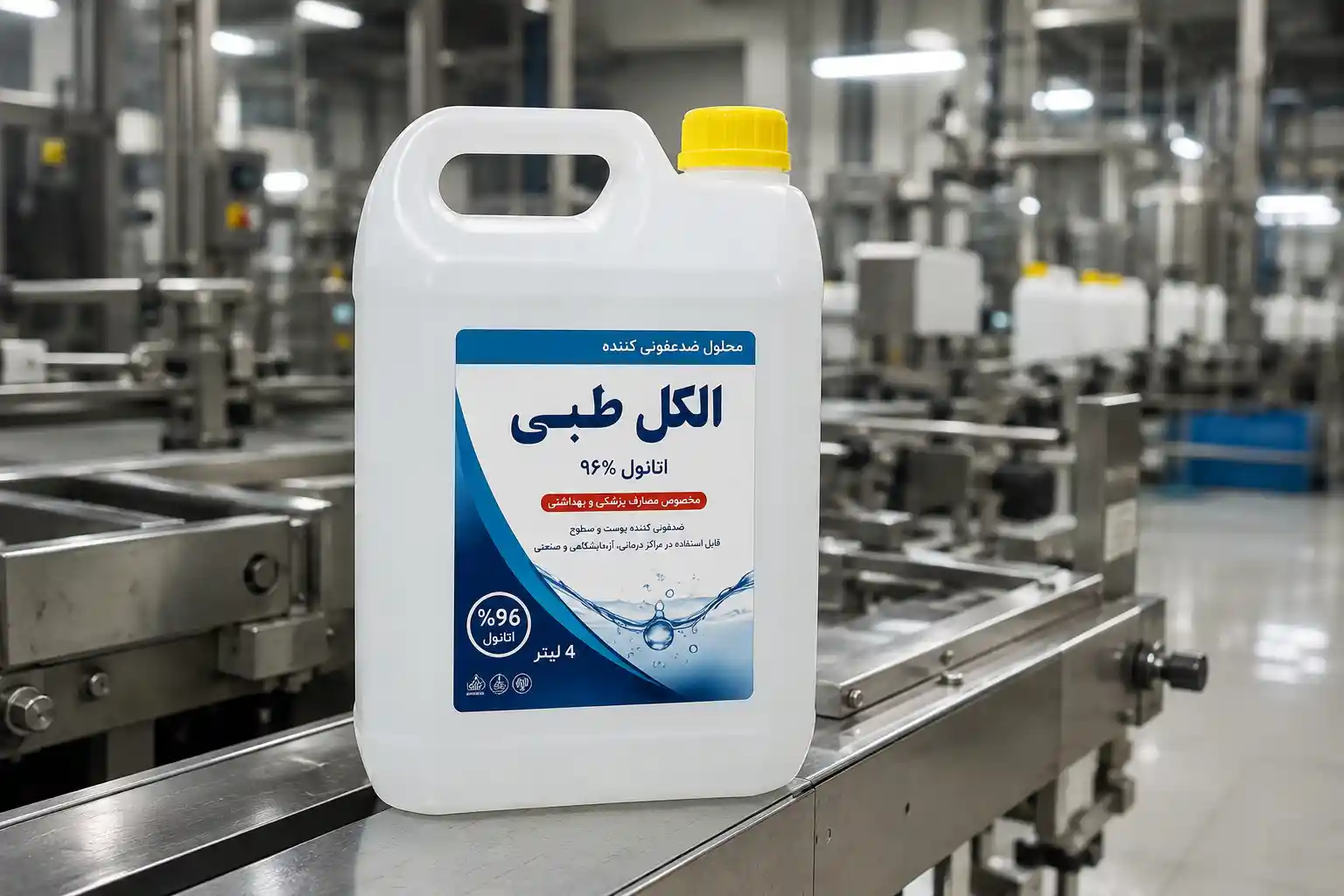 تصویر 5 از الکل طبی بیدستان ۹۶ درصد خرید عمده تأمین مستقیم کارخانه در حجم بالا