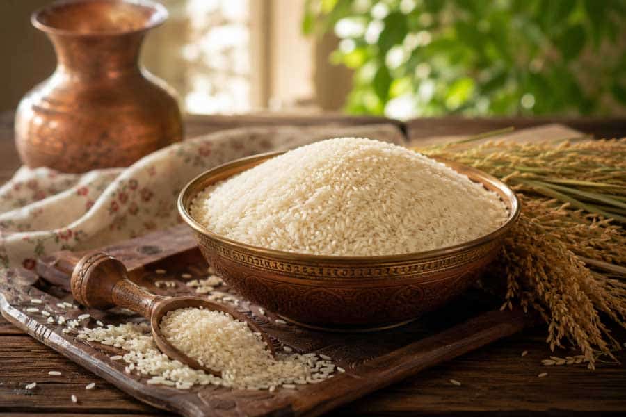 برنج طارم محلی گیلان با دانه بلند و پخت یکدست