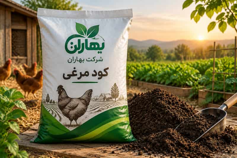 کود مرغی شرکت بهاران با کیفیت مناسب بازار کشاورزی
