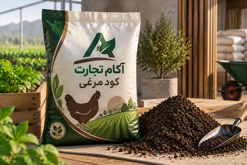 کود مرغی آکام تجارت مناسب توزیع عمده و مصرف کشاورزی