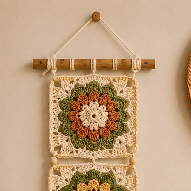 دیوارکوب بافتنی تکی ابریشمی کد 199