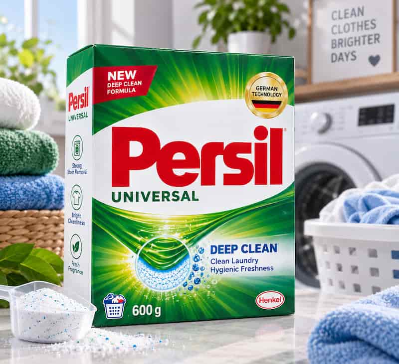پودر دستی یونیورسال 600 گرمی پرسیل مناسب شستشوی روزانه