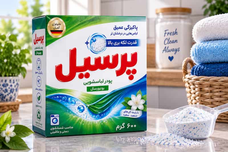 پودر دستی پرسیل 600 گرمی مناسب مصرف خانوادگی