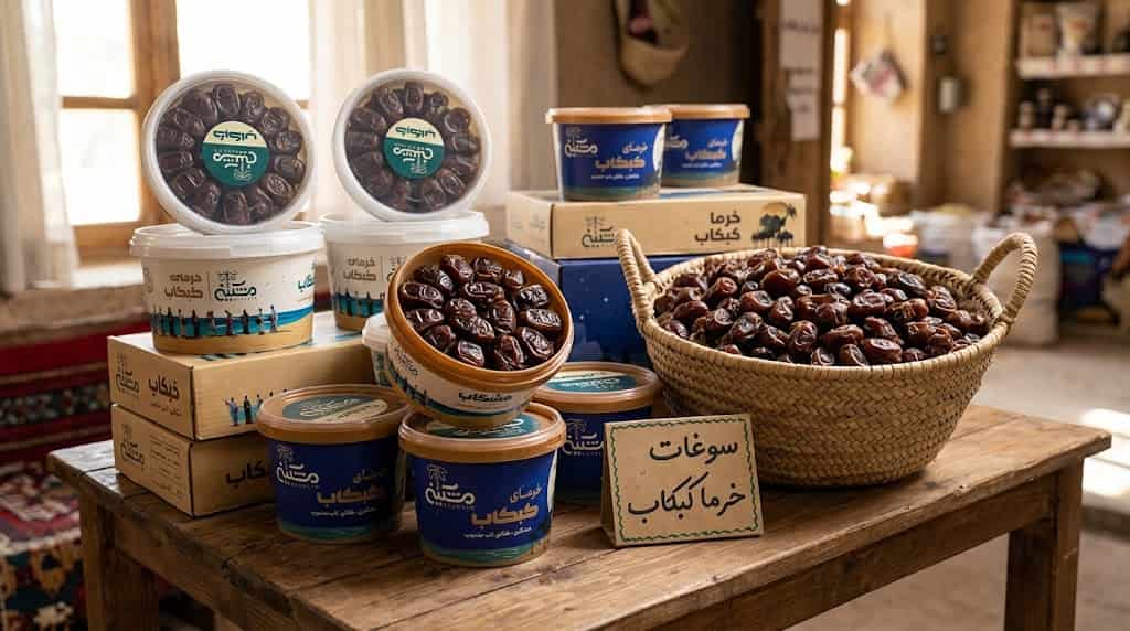 خرما کبکاب مشکین یکی از محبوب ترین خرماهای شیره دار در ایران