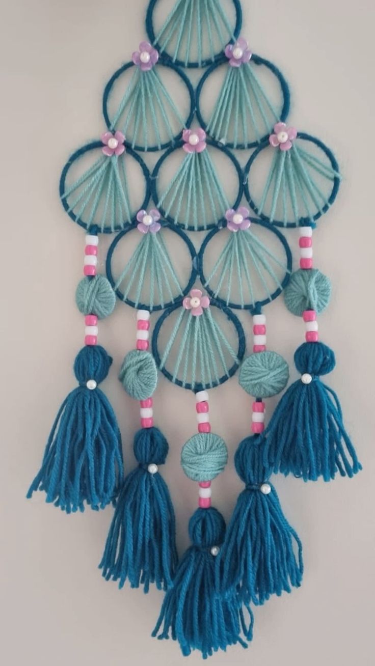 دیوارکوب بافتنی طرح فانتزی کد 49