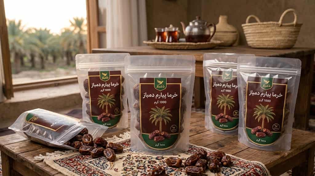 خرما پیارم دمباز ۱۰۰۰ گرم انتخابی فوق العاده برای هدایا و سوغاتی