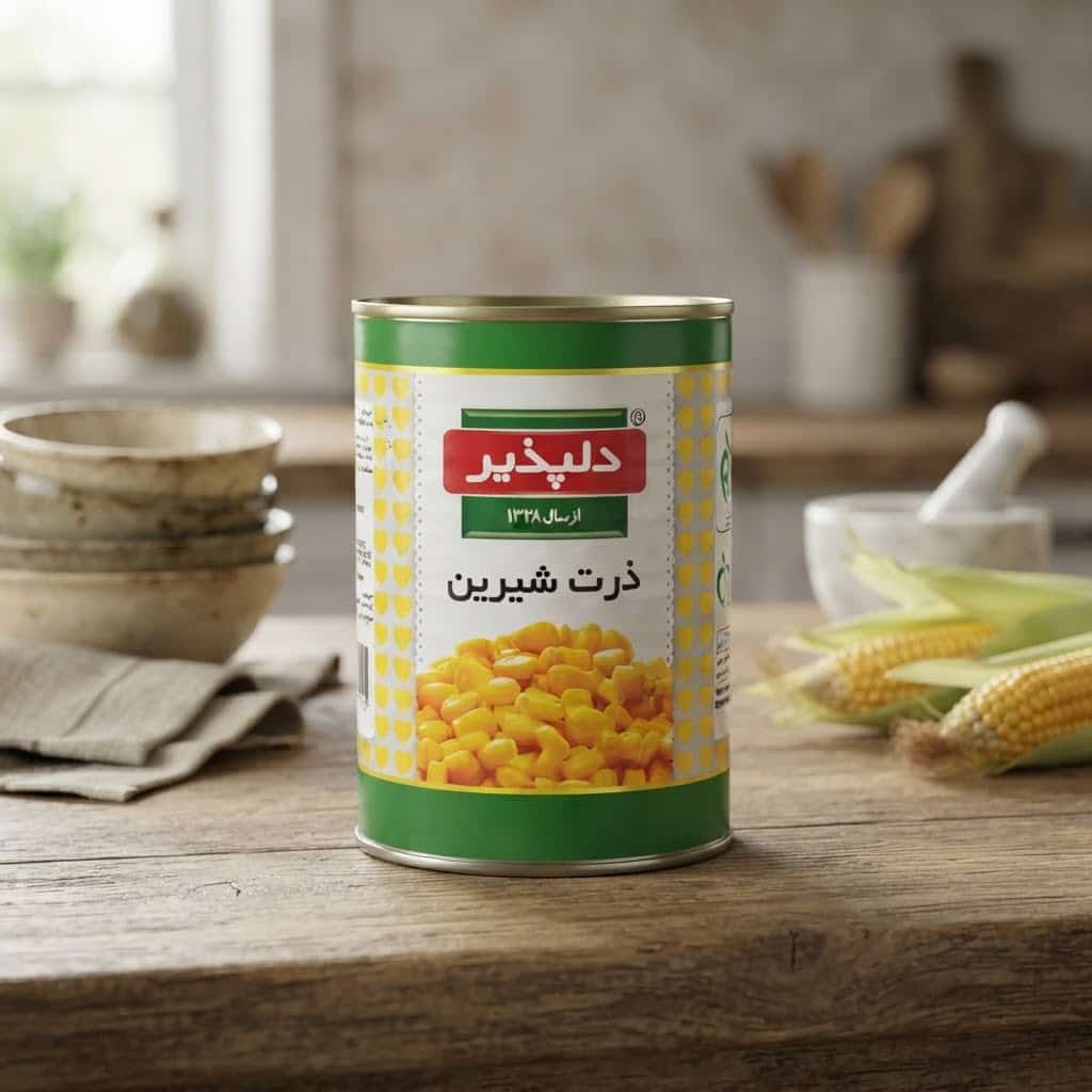 کنسرو ذرت دلپذیر با کیفیت و برند شناخته‌شده