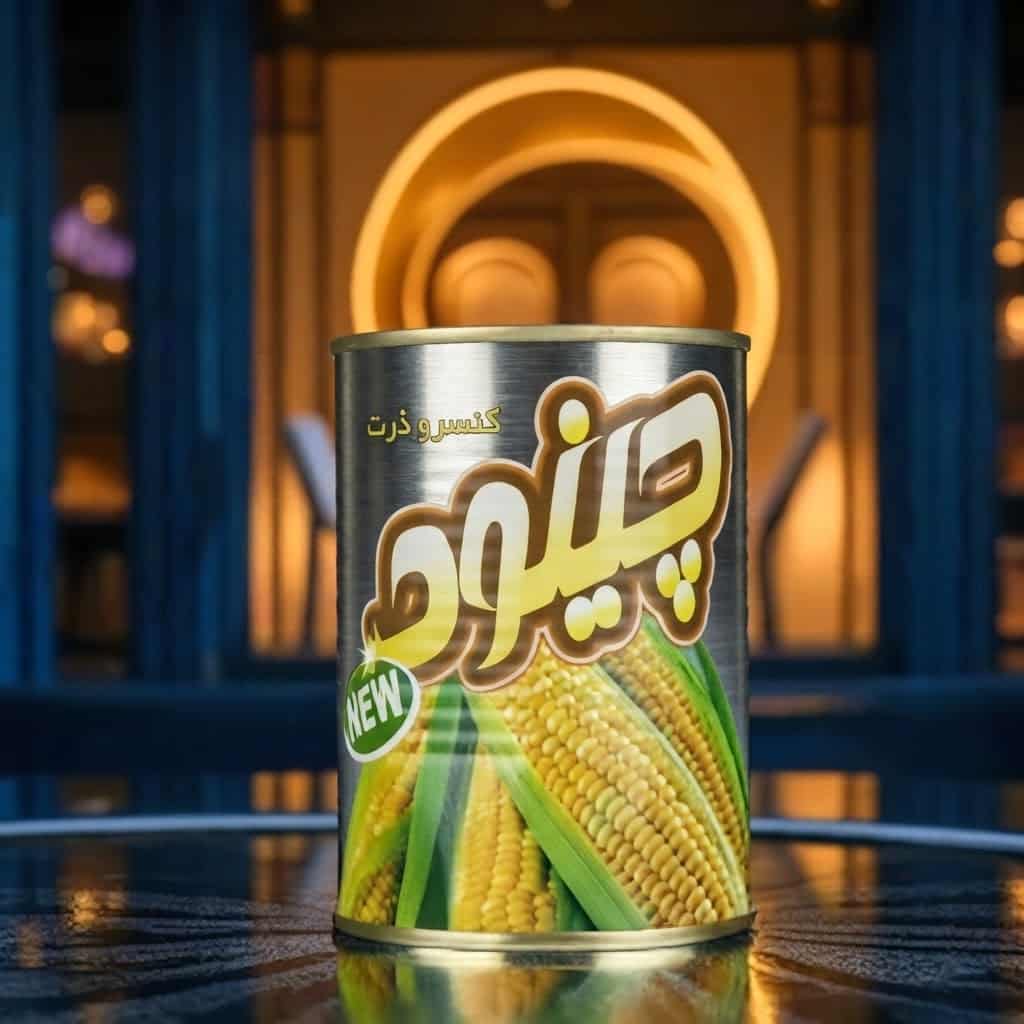 کنسرو ذرت چینود با طعم شیرین و کیفیت مناسب
