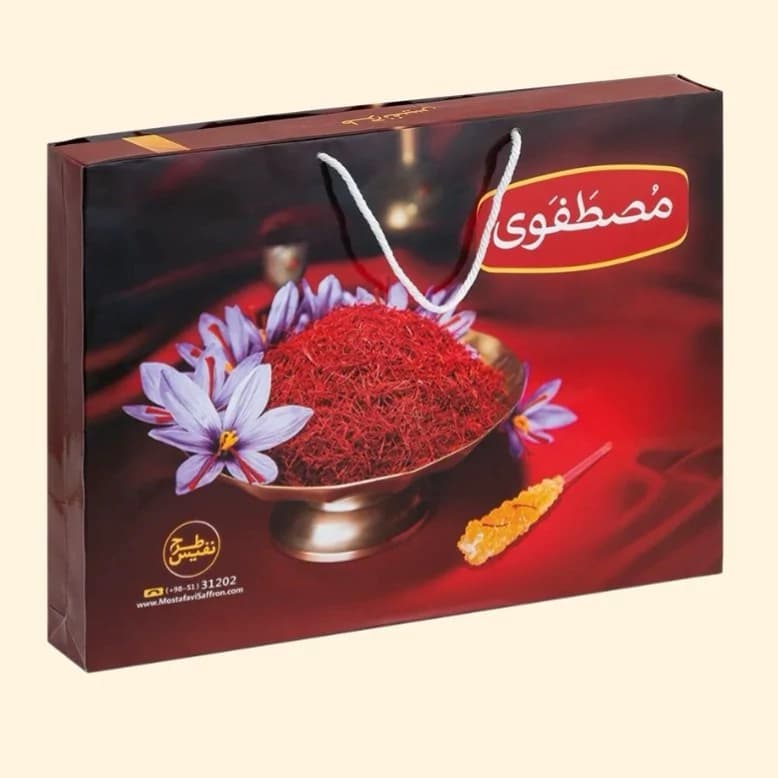 زعفران نگین مصطفوی با رایحه ماندگار برای مصارف غذایی