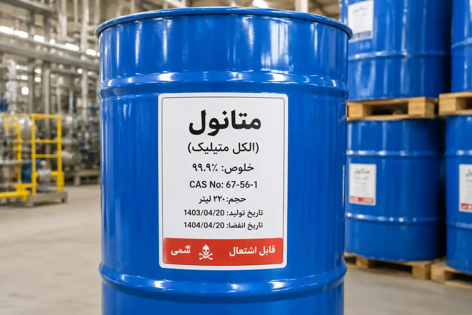 تصویر 4 از خرید و قیمت الکل متانول فروش مسقیم کارخانه