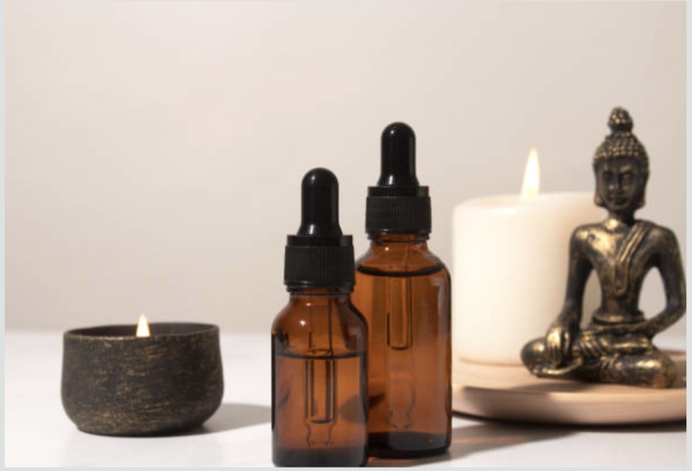 بطری قطره چکان شیشه ای قهوه‌ای