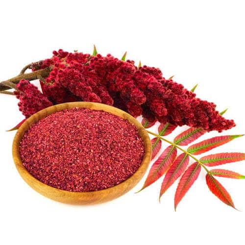 سماق خوشه ای قرمز خوش طعم برای مصرف خانوادگی و تجاری
