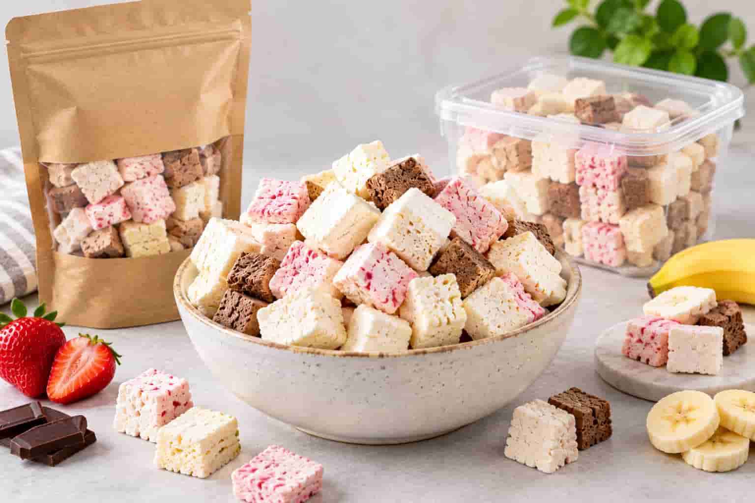 بستنی خشک سفارشی برای ارائه محصولات اختصاصی برند