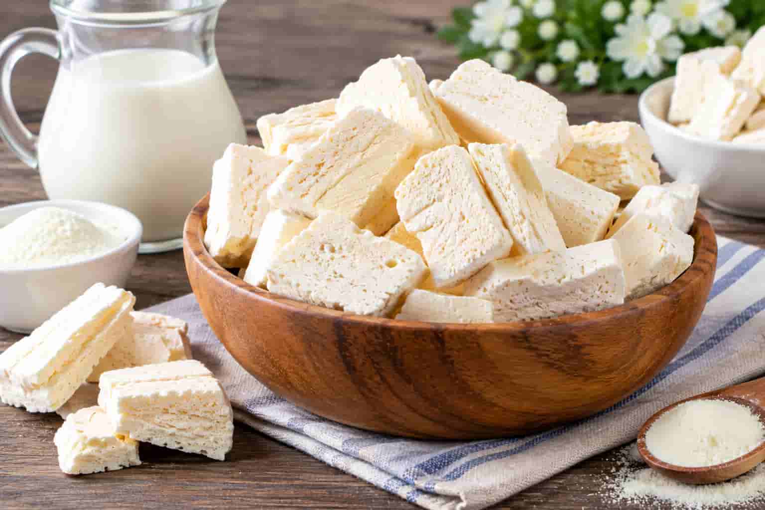 بستنی خشک شیری سبک و متفاوت برای بازار تنقلات